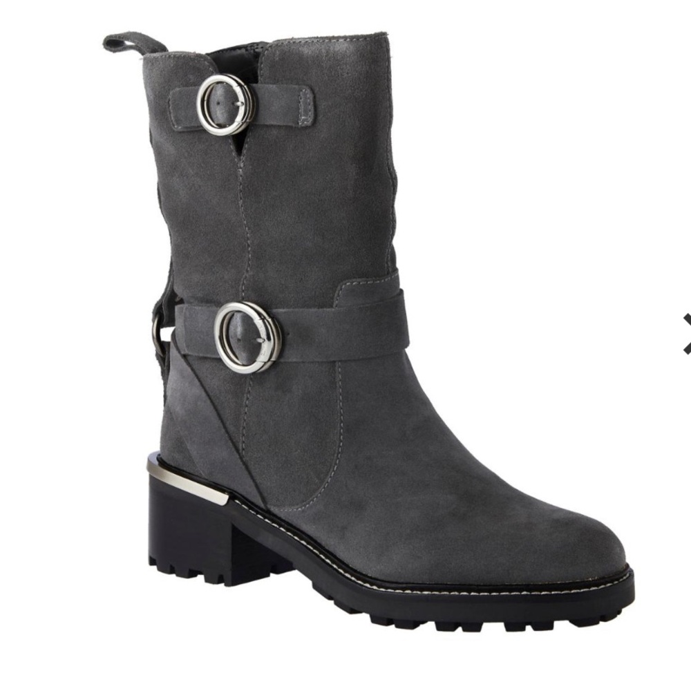 Brand New Vince Camuto Kerivini Leather Moto Boot